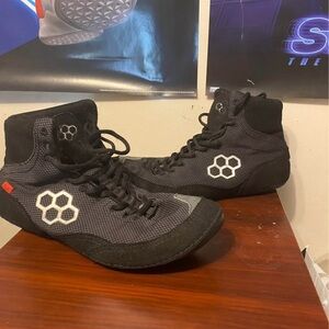 Rudis Men’s Colt 2.0 Wrestling Shoes- Black and Chrome